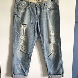 Paige Jimmy Crop Jeans, Size 27